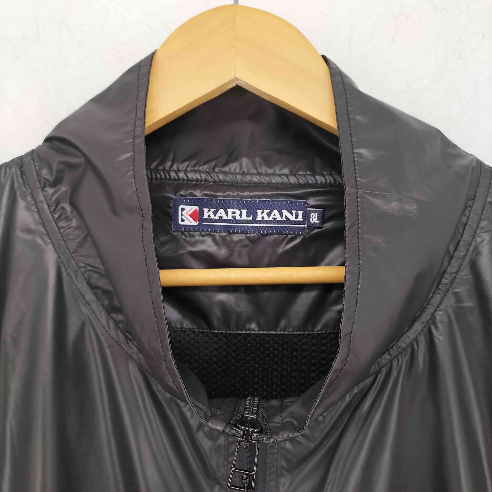 雰囲気抜群 KARL KANI ビッグサイズ レザージャケット ブラック 雰囲気抜群 KARL KANI ビッグサイズ レザージャケット ブラック 雰囲気