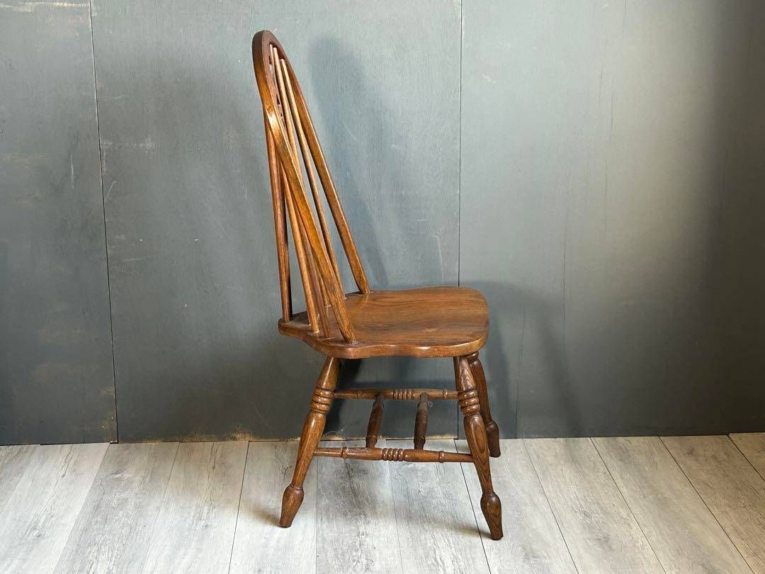 ① 英国 イギリス クラシック クラシカル フープバックチェア オーク材