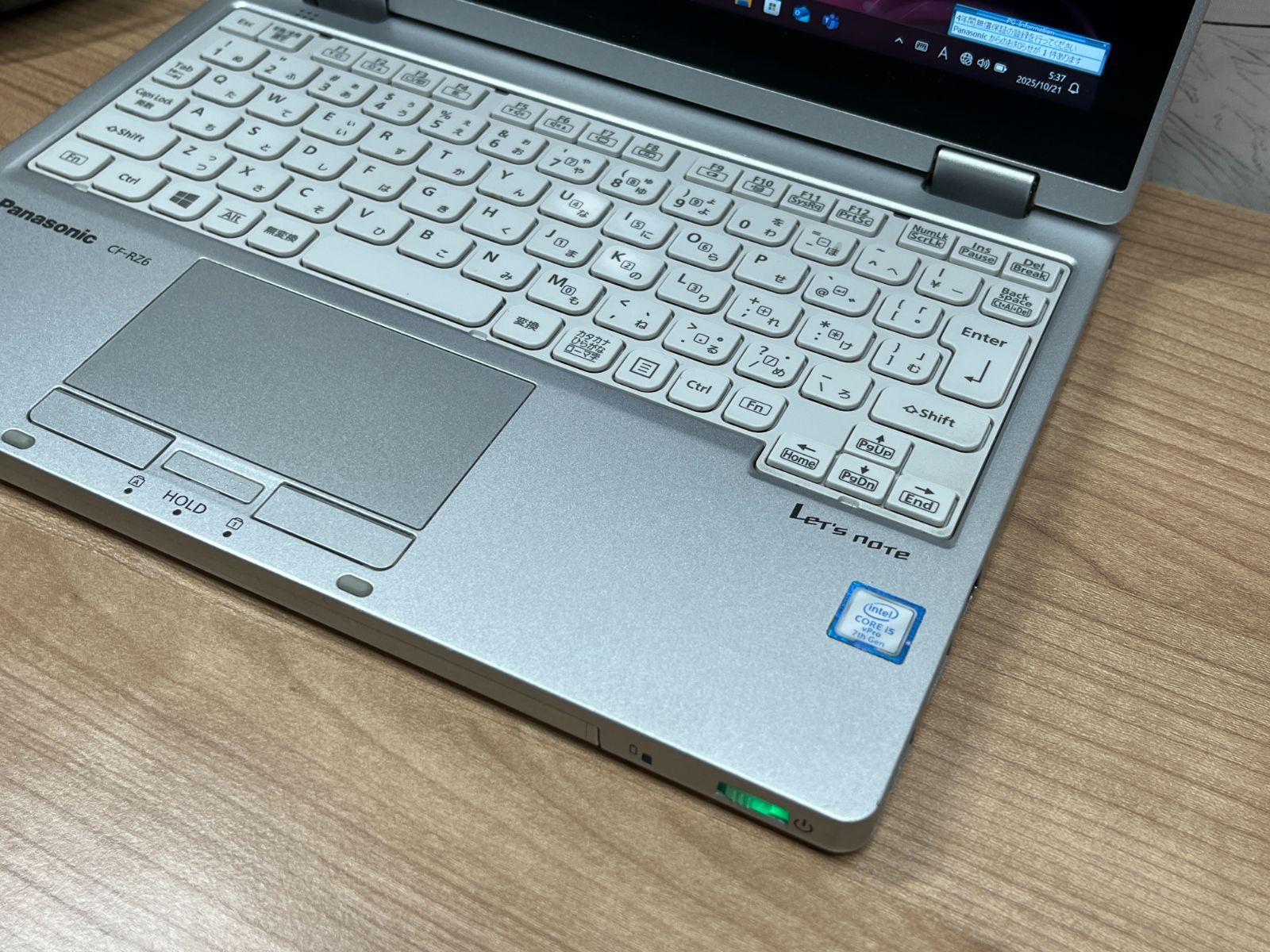 限定品＞1044 軽量 Panasonic レッツノート CF-RZ6 8GB/SSD256 i5 