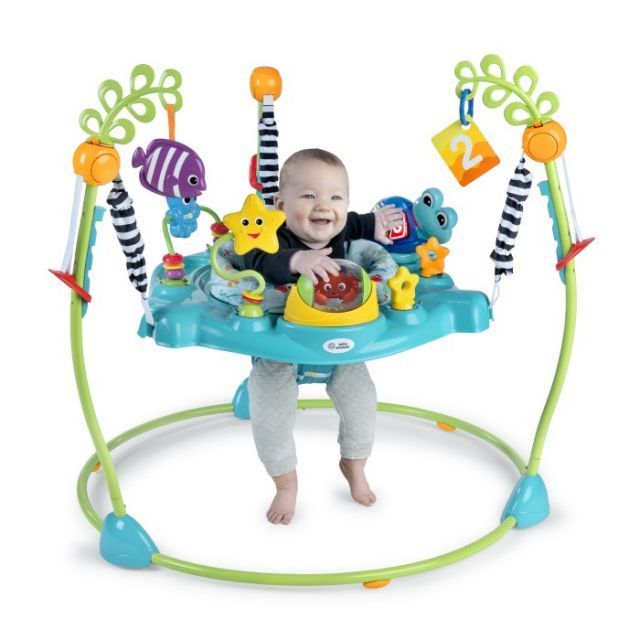 Kids2 Simply Baby Einstein 13094 キュリオシティ コーブ 2in1ジャンパー キッズツー ベビーアインシュタイン ベビーウォーカー 歩行器 赤ちゃん 6ヶ月 4段階調整 360度回転 光る 言語 知育玩具 教育 出産祝い 室内遊