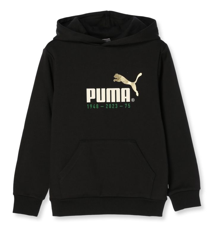 【新品・2営業日で発送】PUMA プーマ NO.1_ロゴ_セレブレーション_フーテ (678516) 色 : PUMA_BLACK サイズ : 160 