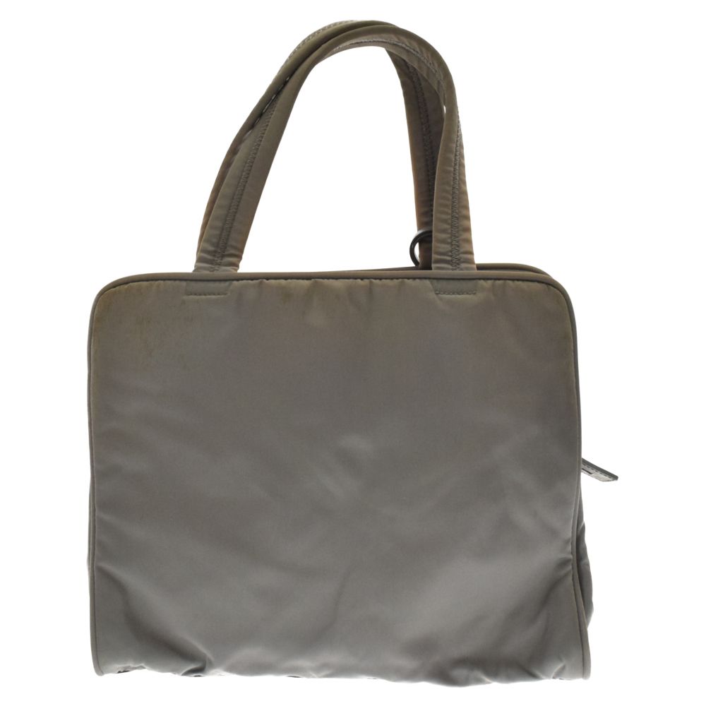 PRADA (プラダ) Hand Bag ロゴプレート付きテスートナイロン