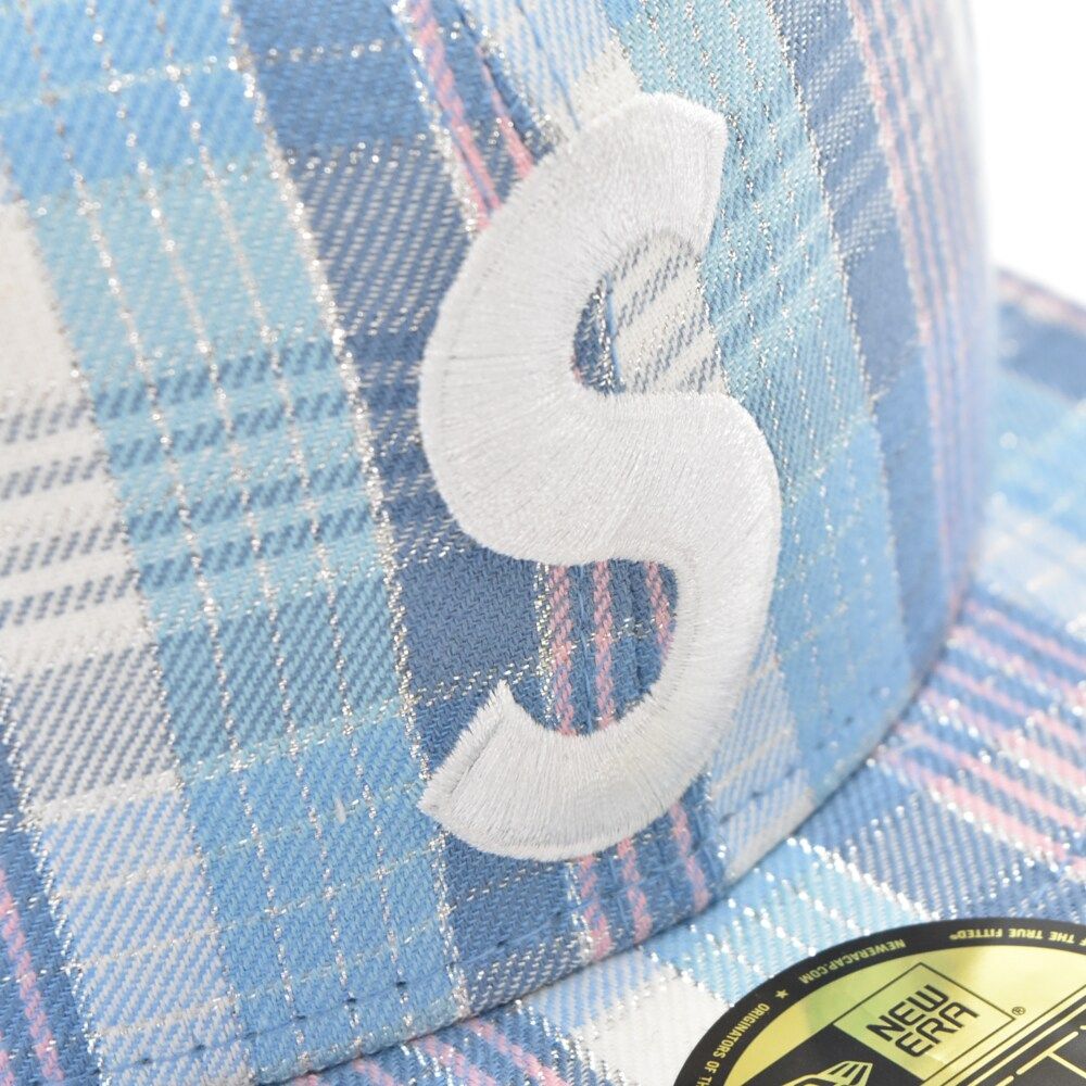 SUPREME (シュプリーム) 23SS ×New Era Metallic Plaid S Logo ベー ス