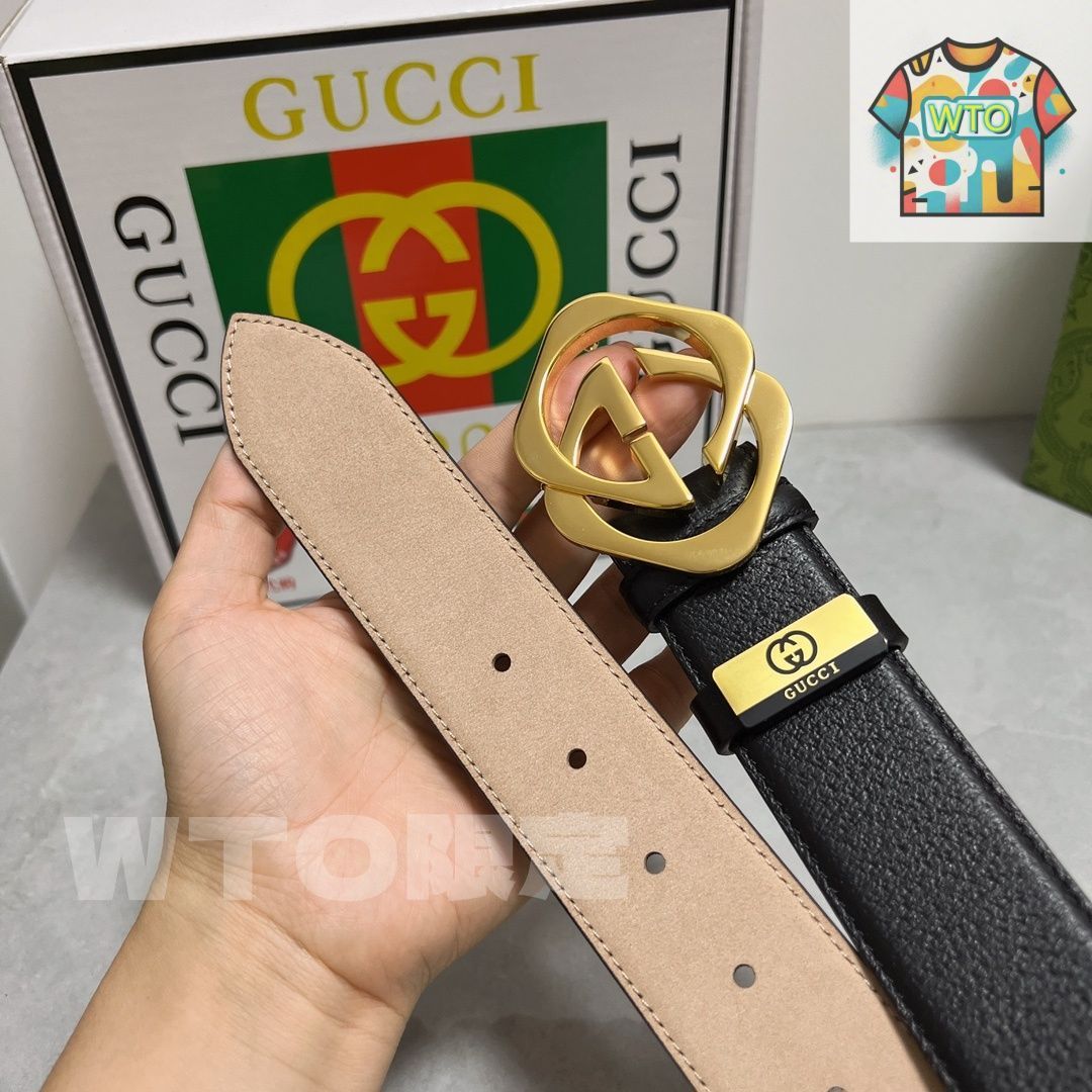 美品 GUCCI ベルト バックル2個付き GUCCI グッチ ビジネスベルト02-1-II07 - メルカリ