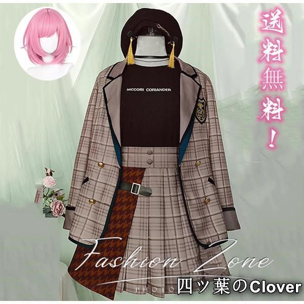 【美品・未使用新品】プロジェクトセカイ カラフルステージ！ feat.初音ミク 風 鳳えむ コスプレ衣装 ウィッグ コスチューム 演出服 アニメ ゲーム ハロウィン 仮装 変装cqs