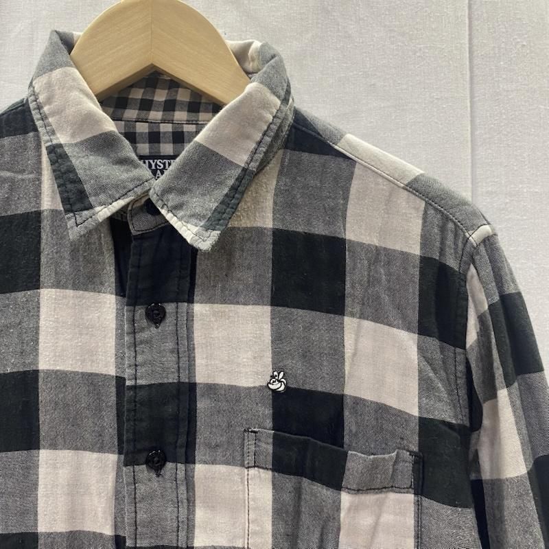 HYSTERIC GLAMOUR チェック柄長袖シャツ M 即納】HYSTERIC GLAMOUR ヒステリックグラマー チェック柄 春