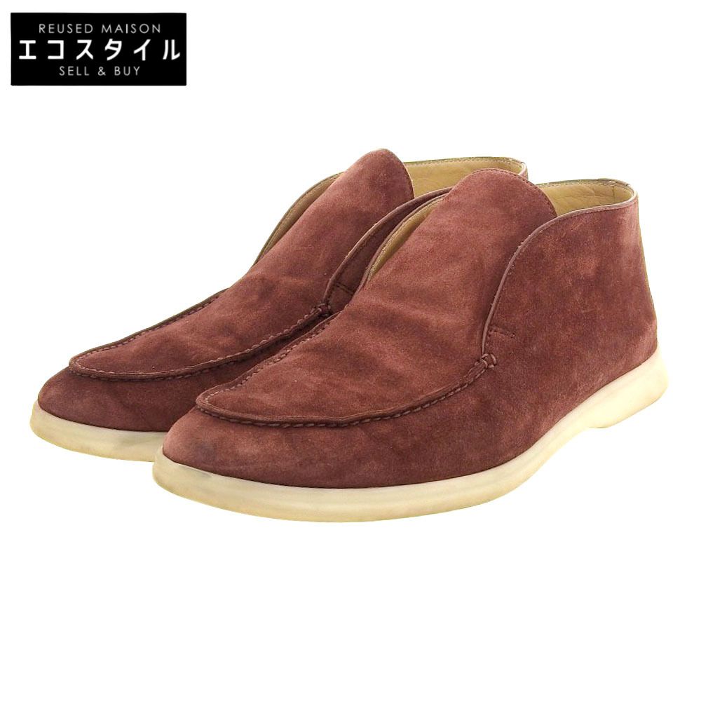 Loro Piana ロロピアーナ オープン ウォーク アンクルブーツ シューズ メンズ ブラウン 41 N58288 41