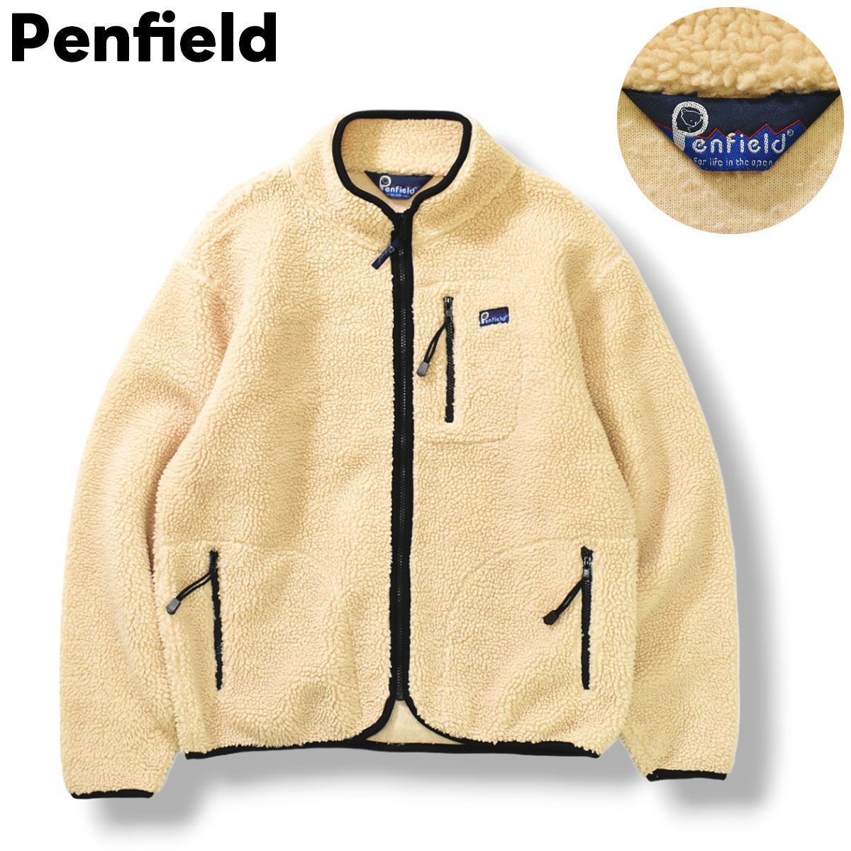 【2024年製 新品】 Jacket Fleece Penfield 90's size ペンフィールド いお USA製 M フリース