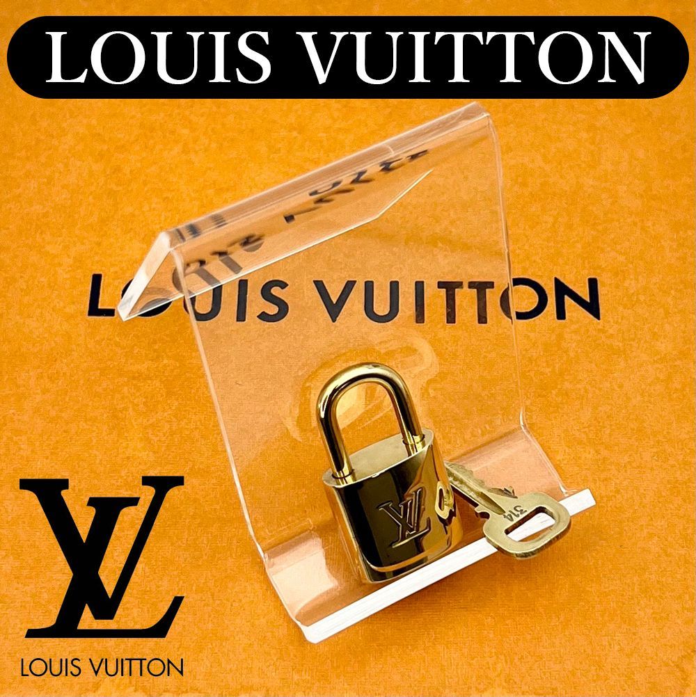 LOUIS VUITTON ルイ・ヴィトン 南京錠 パドロック 314 ゴールド 【超 ...
