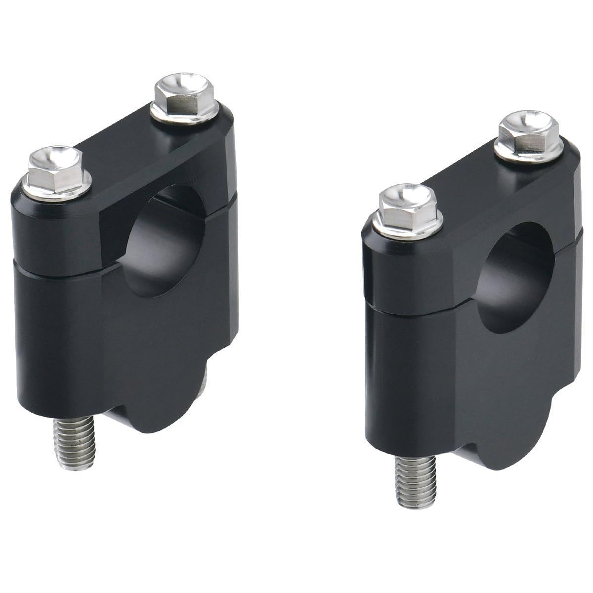 ダートフリーク ロングツーリング アップライト 乗車姿勢 Dirtfreak ポジション変更 スタンダード径(22.2mm)ハンドルバー用 ブラック  30mmアップ F4616(旧品番:ZE53-01301) バーライズキット RACING) ジータレーシング