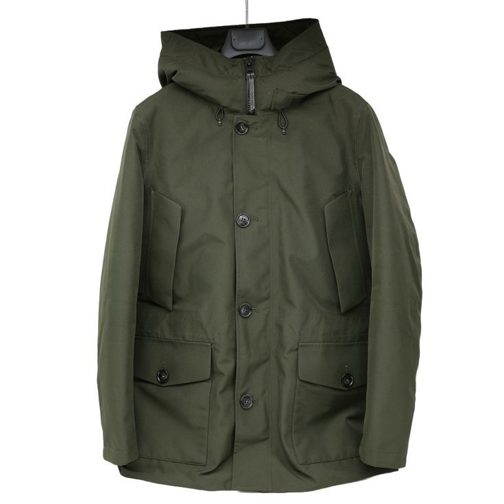 【美品】WOOLRICH ウールリッチ GTXマウンテンパーカー ダウンジャケット アウター ポリエステル カーキ グリーン WOCPS2732D