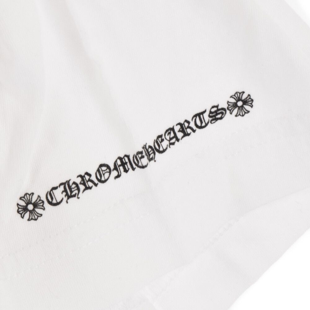 クロムハーツ ネックロゴ ショートスリーブ ポケット Tシャツ CHROME HEARTS クロムハーツ（原本無） Neck Logo S/S Tee
