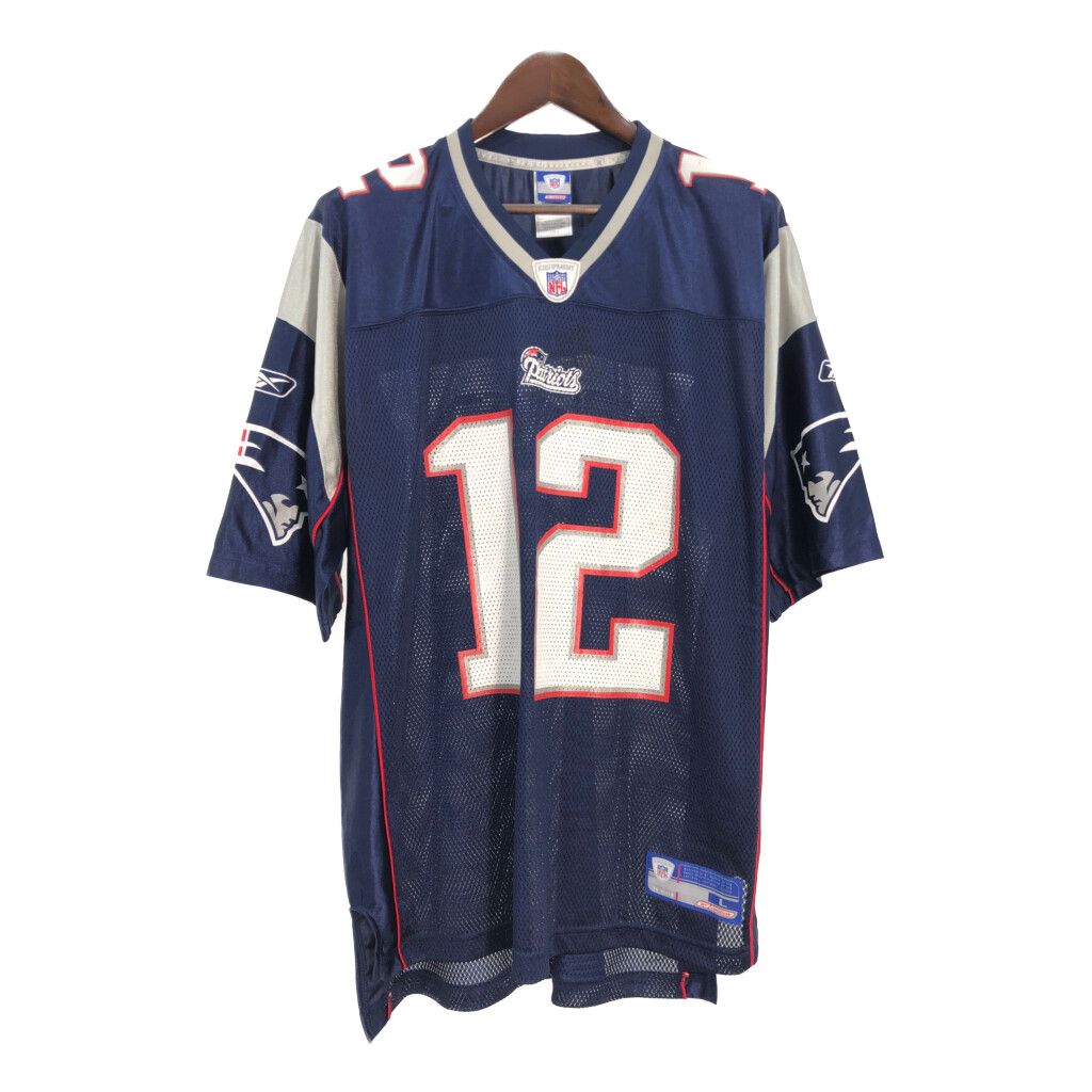 Reebok リーボック ニューイングランド・ペイトリオッツ ゲームシャツ 古着 リーボック Reebok NFL NEW ENGLAND PATRIOTS ニュー