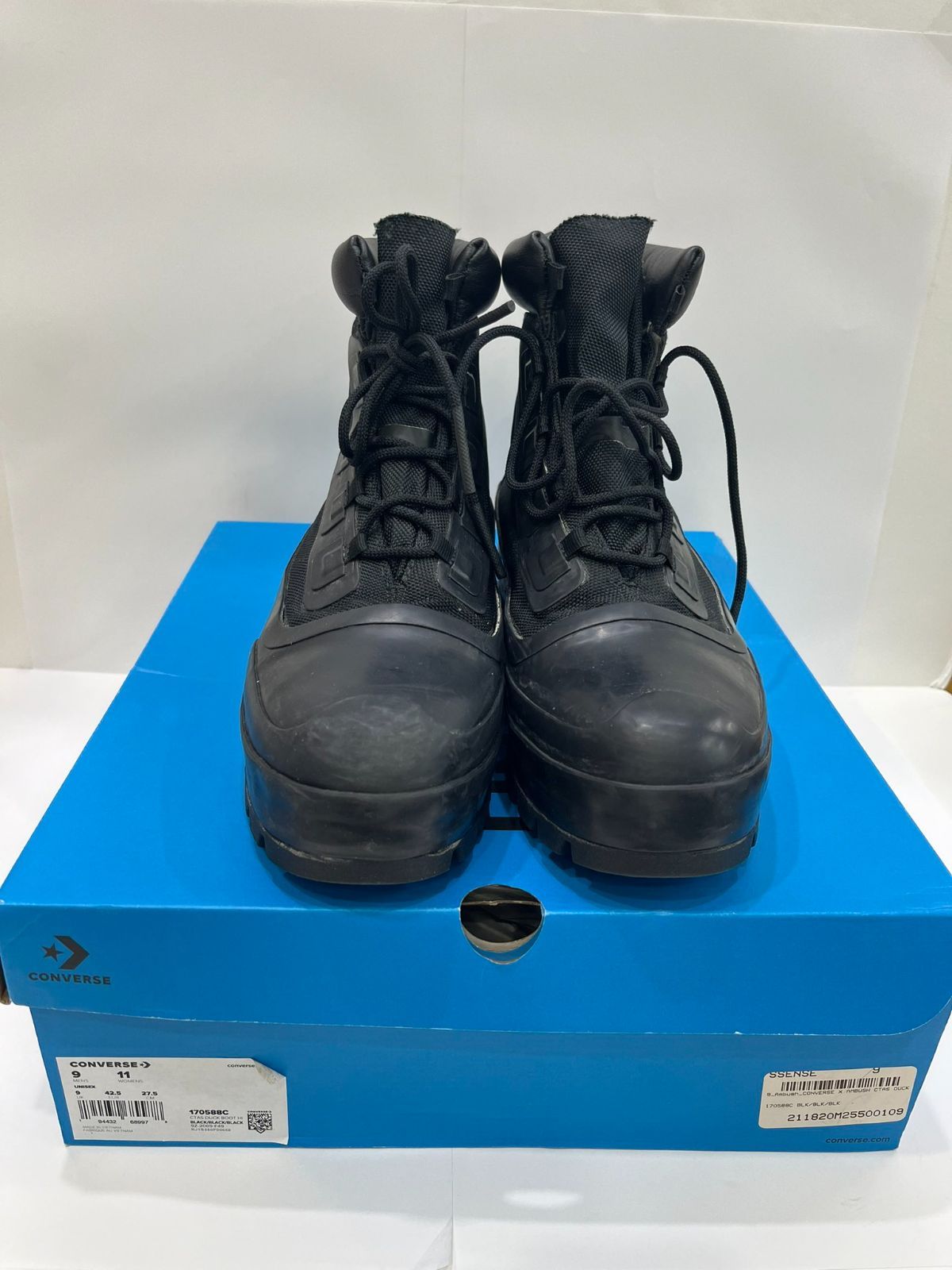 中古 AMBUSH×CONVERSE Ctas Duck Boot 27.5cm ブラック 170588C アン ...