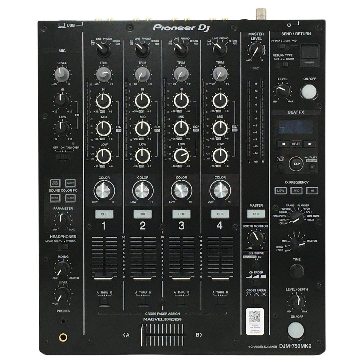 Pioneer DJM-750MK2 DJミキサー オーディオ パイオニア 2025年製 DJ機器 音響機材 N10535031