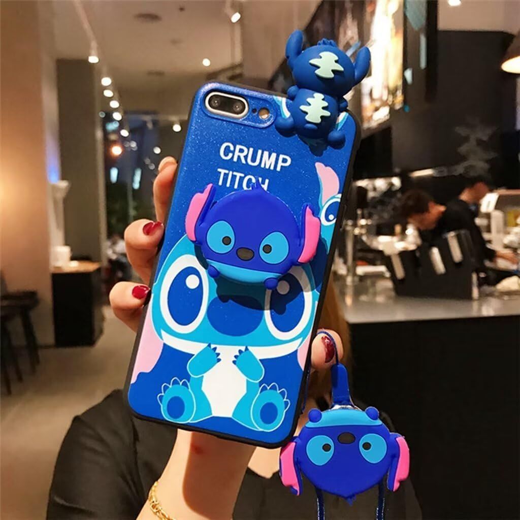 【特価商品】スマホケース ディズニー キャラクター 保護カバー ケース スティッチ 携帯ケースス おしゃれ落下防止 保護カバー 携帯ストラップ 紐付き 用 斜めがけ すり傷防止 落下防止 脱