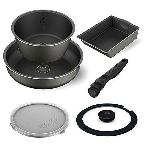 3営業日で発送 IRISOHYAMA アイリスオーヤマ ダイヤモンドコートパンディープラス ガス6点セット DCG-S6S ロイヤルグレー