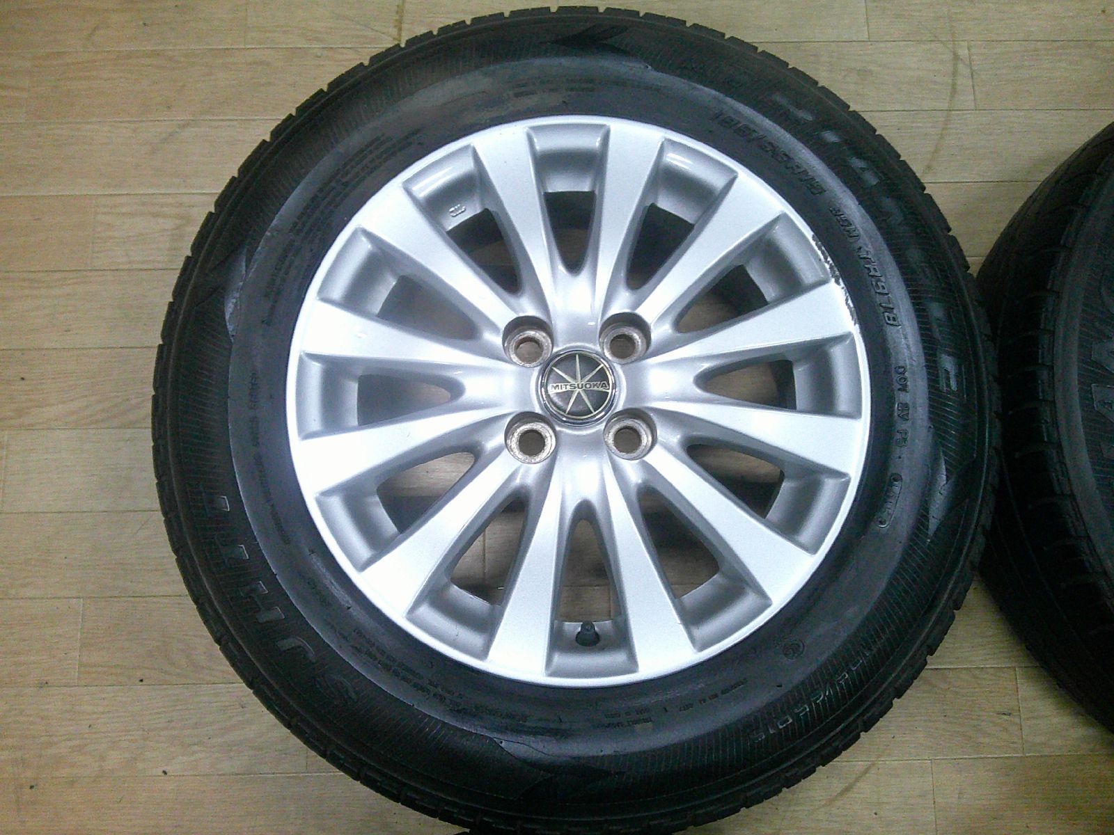 トヨタ 140系 カローラフィールダー 純正 ホイール 4本 15インチ 195 65R15 6J 45 PCD100 5H ハブ54 カローラ アクア ヴィッツ iQ