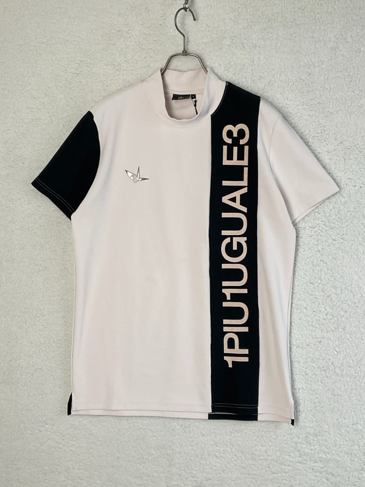 【未使用品】1PIU1UGUALE3 GOLF ロゴモックネック半袖シャツ サイズ5 定価46200円