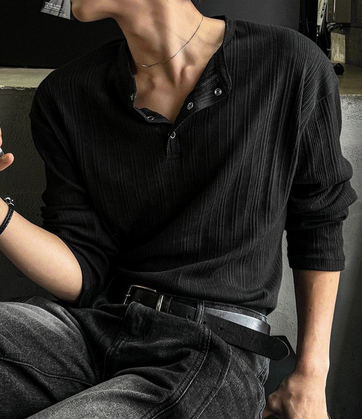 [COSYHARU公式]Fabien corduroy henly-neck 関税・配送料込み COSYHARU コシハル 公式]ファビアンコーデュロイ ヘンリーネック