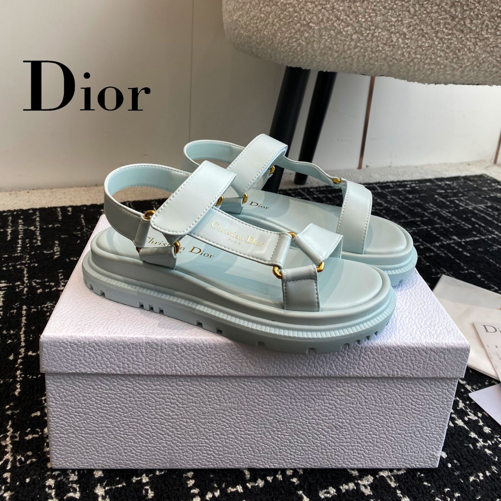 ?新品未使用?DIORディオールサンダル、カジュアルシューズ 