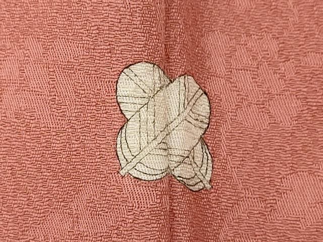 平和屋着物●上質な色無地　花尽くし地紋　若竹色　大丸扱い　正絹　逸品　DAAZ7213ud 平和屋着物□上質な色無地 草花地紋 赤紅色 正絹 逸品 AAAZ3526mf