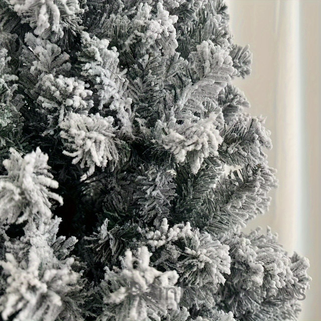 ⭐️未使用品⭐️190cm ホワイトクリスマスツリー 雪が降る機能付き オフィス 新品未使用】クリスマスツリー ホワイトフロッククリスマス