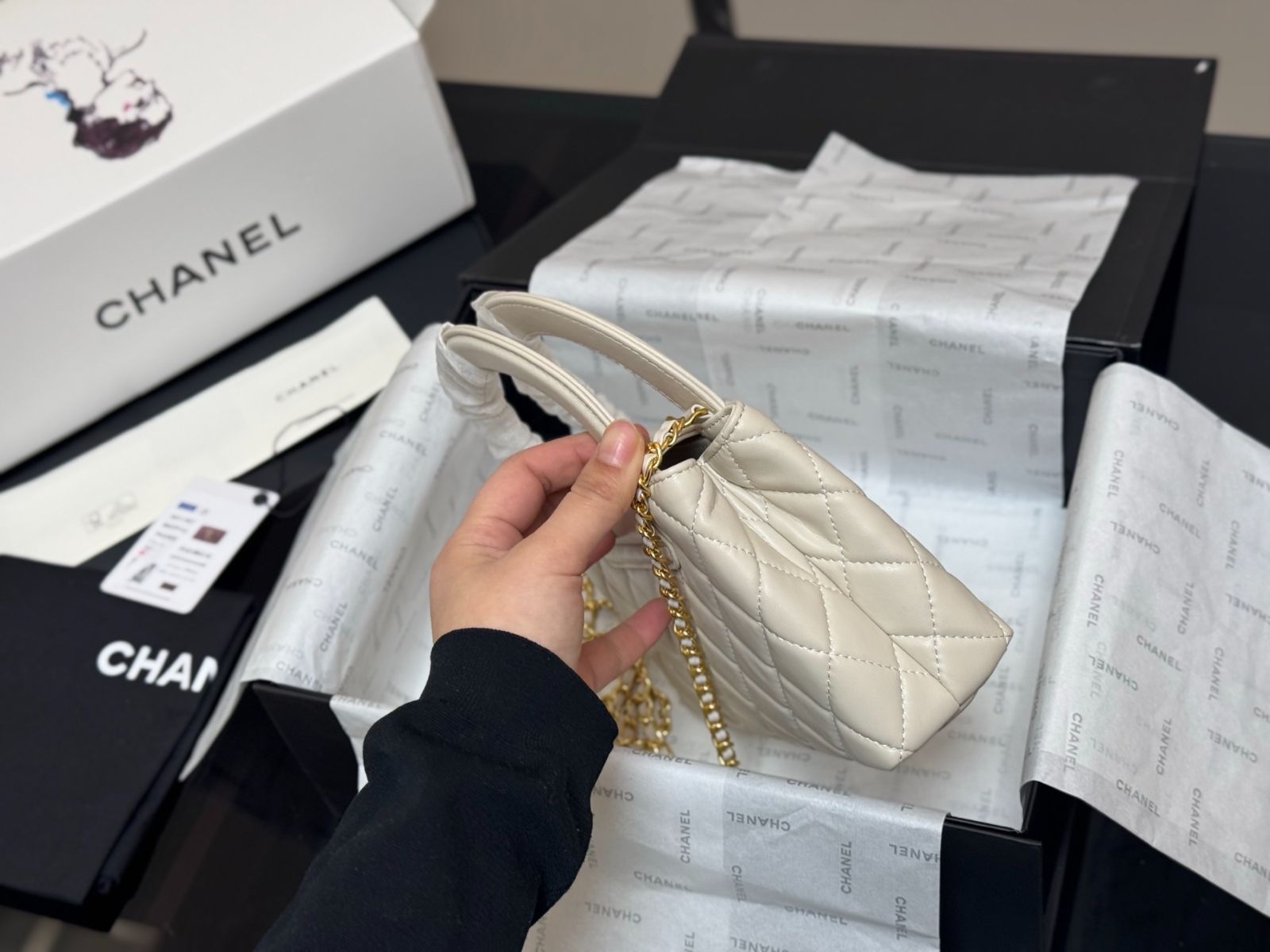 即完売必至♥【CHANEL】ケリースタイルバッグ ケリー初おろし🎶 #kelly28 #ケリー #ケリードール #ケリー28