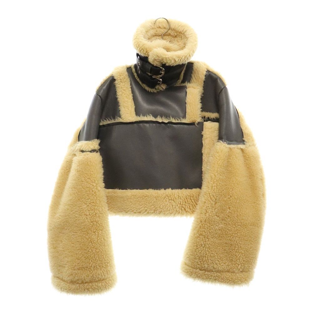 sacai - サカイ  22AW  22-06278 フェイクファーボアブルゾン レディース 1 Sacai (サカイ) 22AW フェイクファー ボアブルゾン グレー