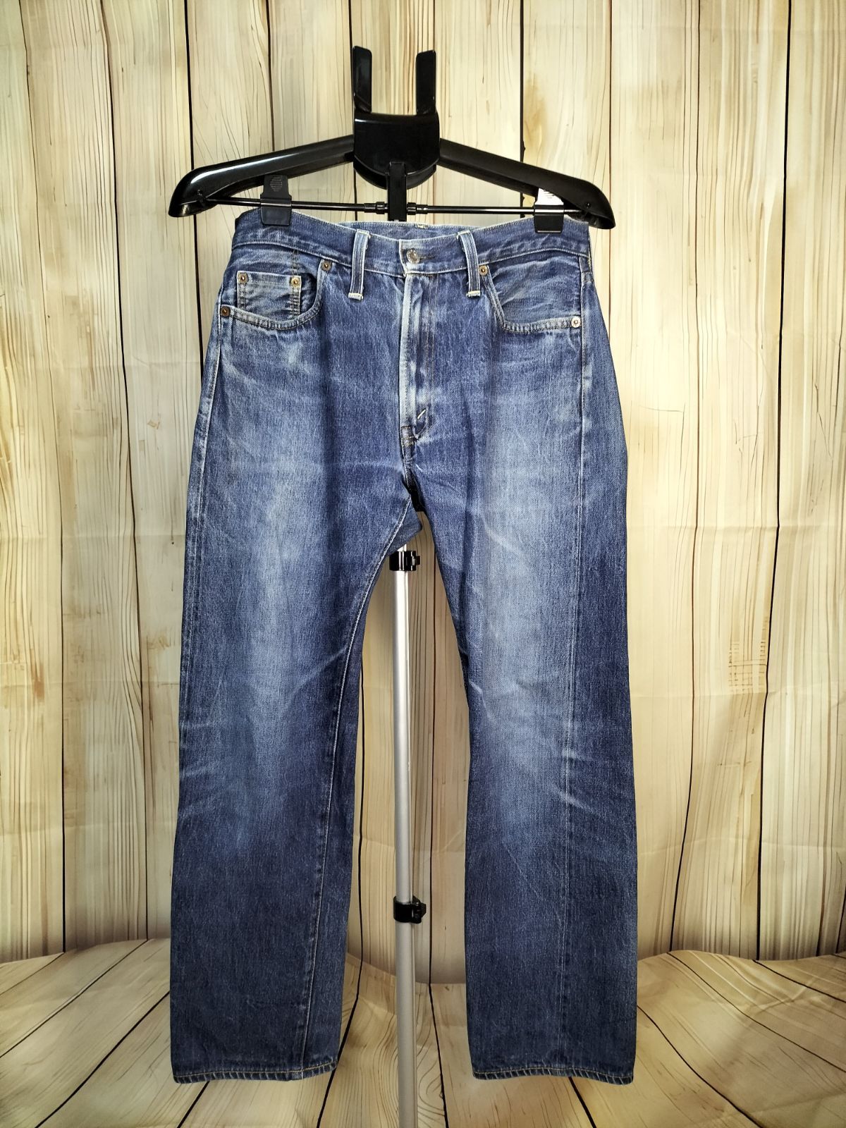 LEVI'S】90s USA製 501 デニム ジーンズ ジーパン W33 ボタン裏