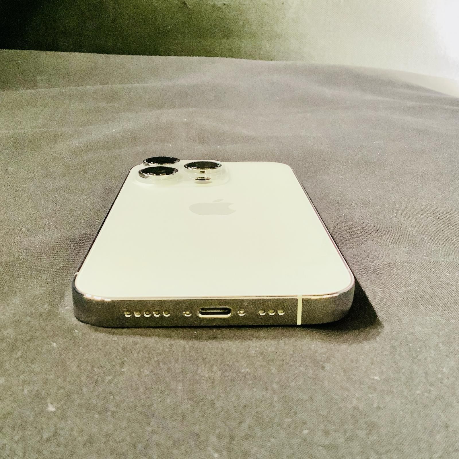 iPhone14Pro シルバー 128GB動作良好 画面ヒビあり｜スマートフォン 