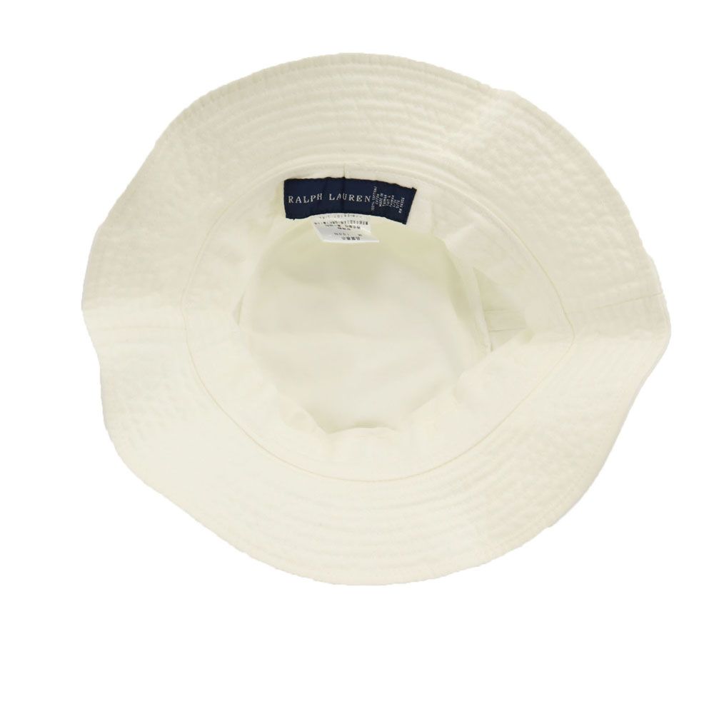 ラルフローレン コットン ハット L/XL ホワイト RALPH LAUREN 帽子 メンズ
