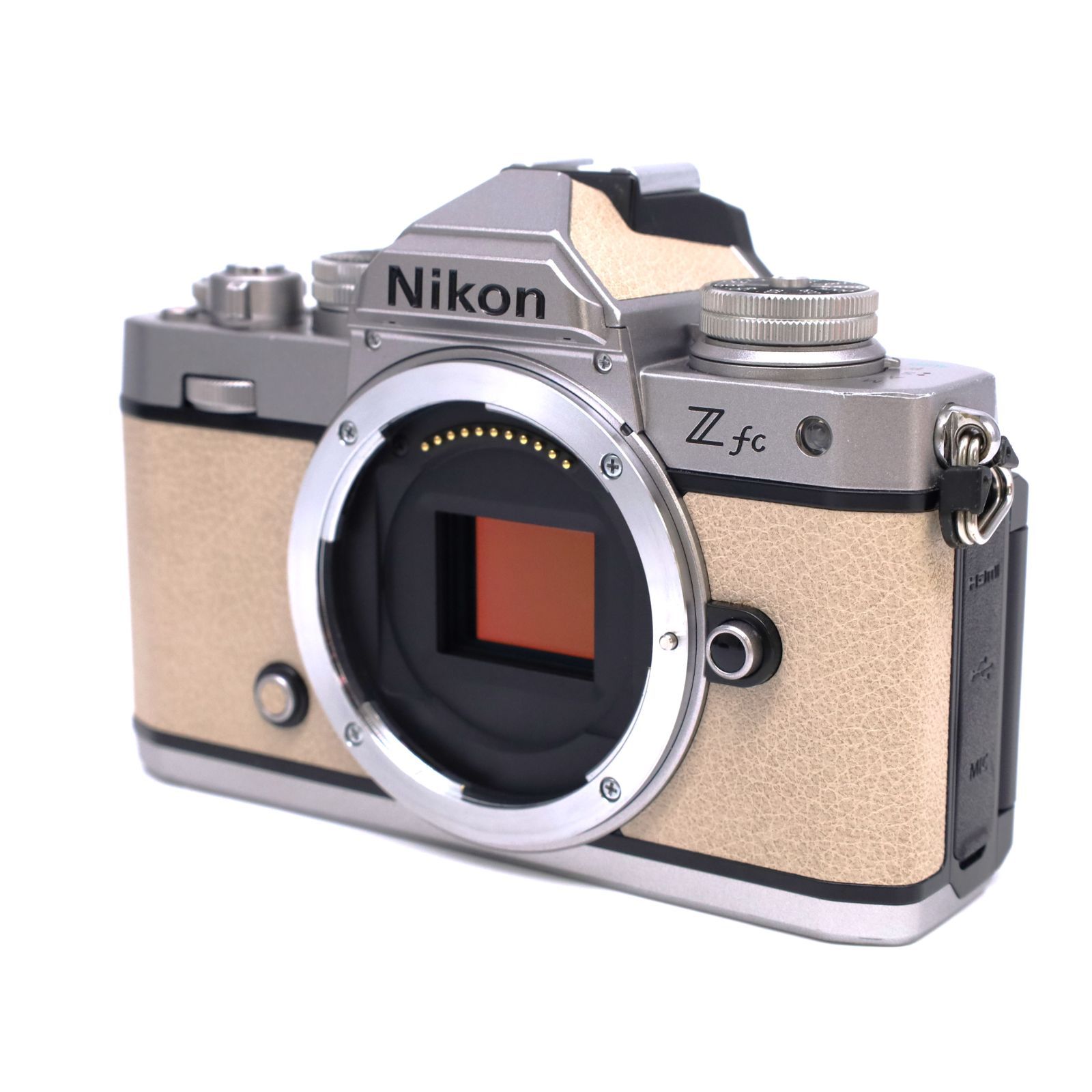 張替えサービス終了品（サンドベージュ）】元箱付き。☆美品☆ Nikon
