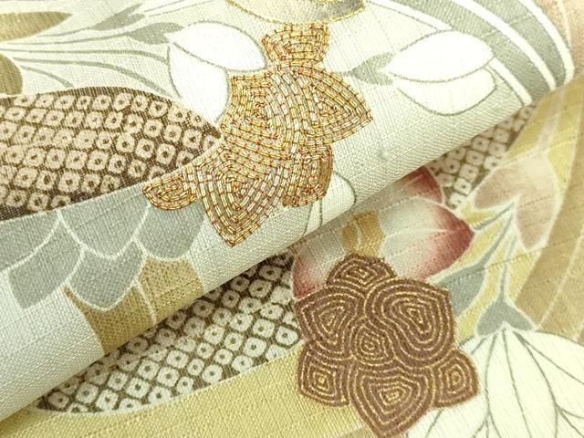 スリーシーズン帯 駒刺繍