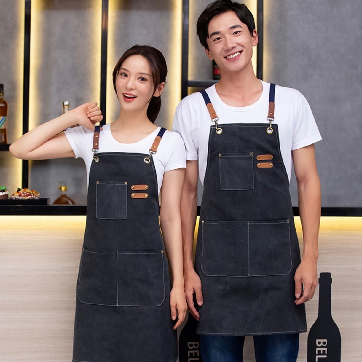 フランス　ワークグローブブランド「ROSTAING」キャンバスエプロン フランスワークグローブブランド「ROSTAING」キャンバスエプロン