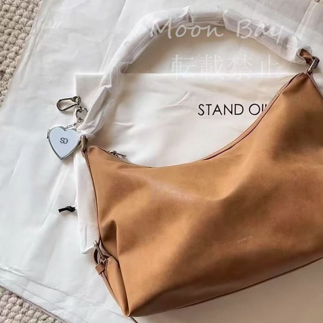 (新品 未使用)【スタンドオイル】マッシュバッグ(大) キャメル Mushy Bag Mini · マッシュバッグミニ (キャメル) – Stand Oil Japan