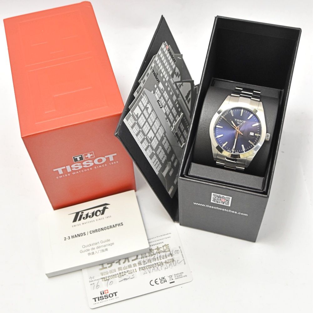 ティソ TISSOT T127410A ジェントルマン デイト クォーツ メンズ美品箱・保証書付き I#128697 - メルカリ