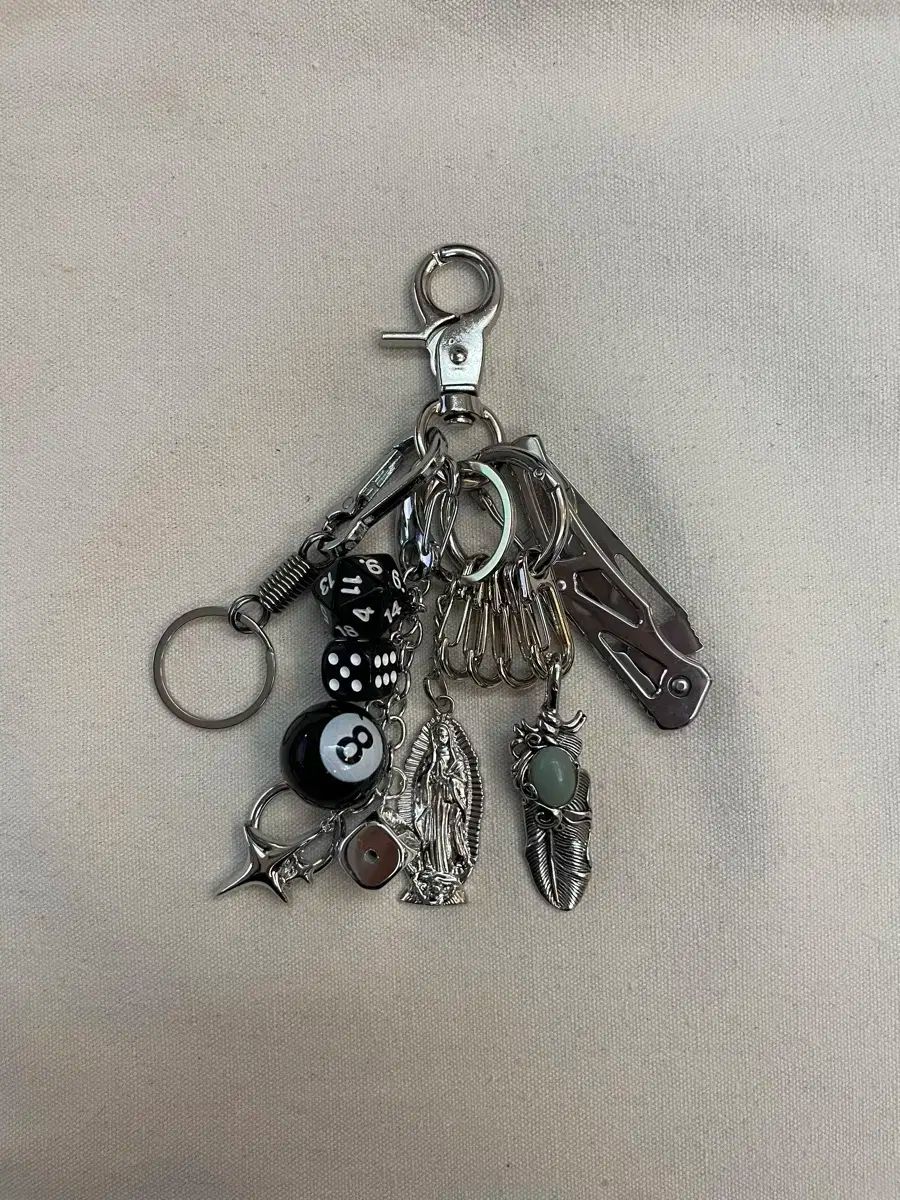 トゥークマ ビ 3Cross LINE インディ メタル ミックス キーホルダー