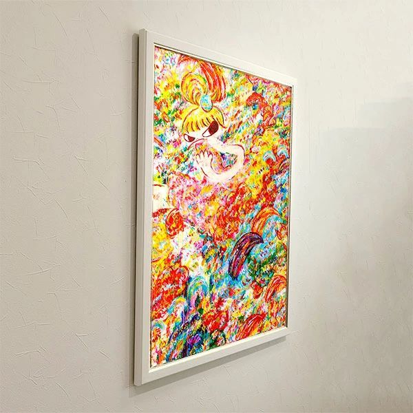 訳あり 新品未使用品 魔法の手 ロッカクアヤコ作品展 ポスター 訳あり