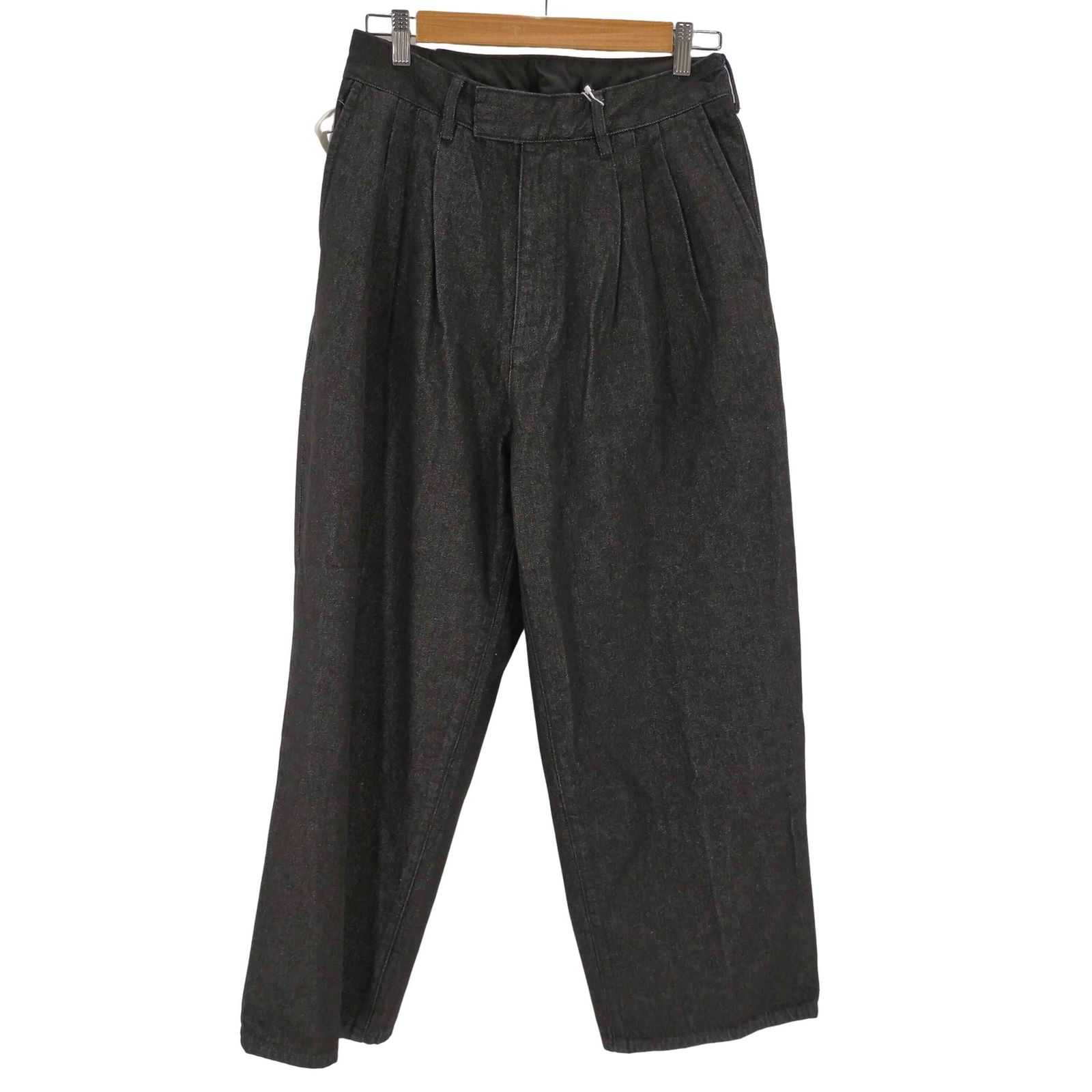 アダムエロペ Adam et Rope デニム 3タック ワイド スラックス メンズ JPN M