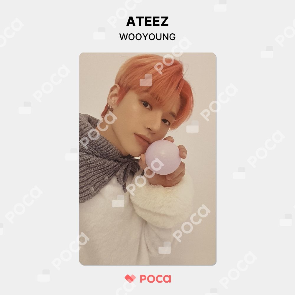 ATEEZ ウヨン Wooyoungトレカ サノク ① wonderland ATEEZ ウヨン トレカ OFFICIAL FANCLUB 〈アティニー〉3位 KIT