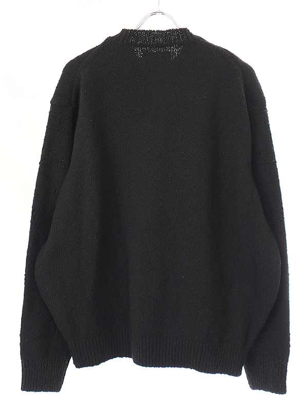 YOKE ヨーク 23AW MOCKNECK RIB SWEATER モックネックリブニットセーター YK23FW0580S ブラック 2