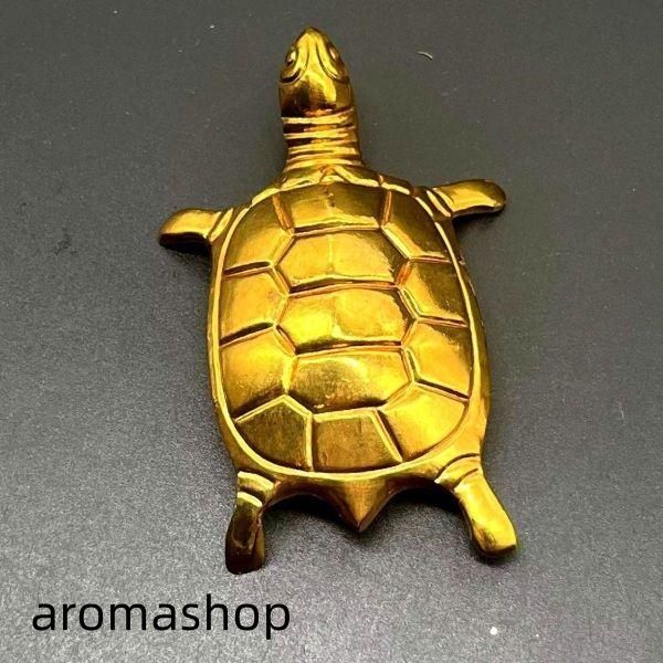 銅 細工 茶道具 香道具 金亀 装飾品 工芸品 置物 - メルカリ