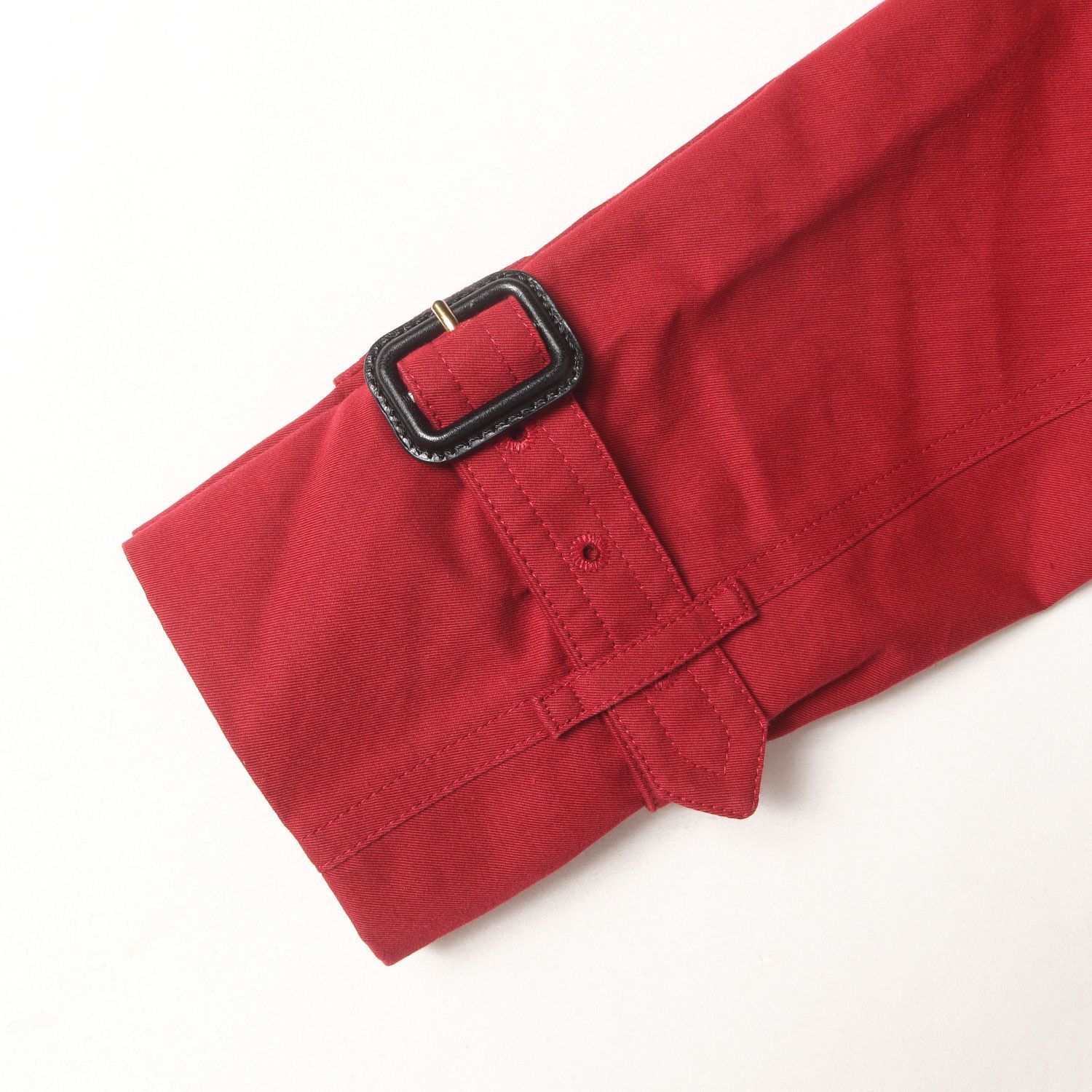 BURBERRY バーバリー コート レッド サイズ UK 10 裏地ノバチェック ギャバジン トレンチコート THE SANDRINGHAM アウター ジャケット 上着 レディース SIROKUMA-CORPORATION_COM