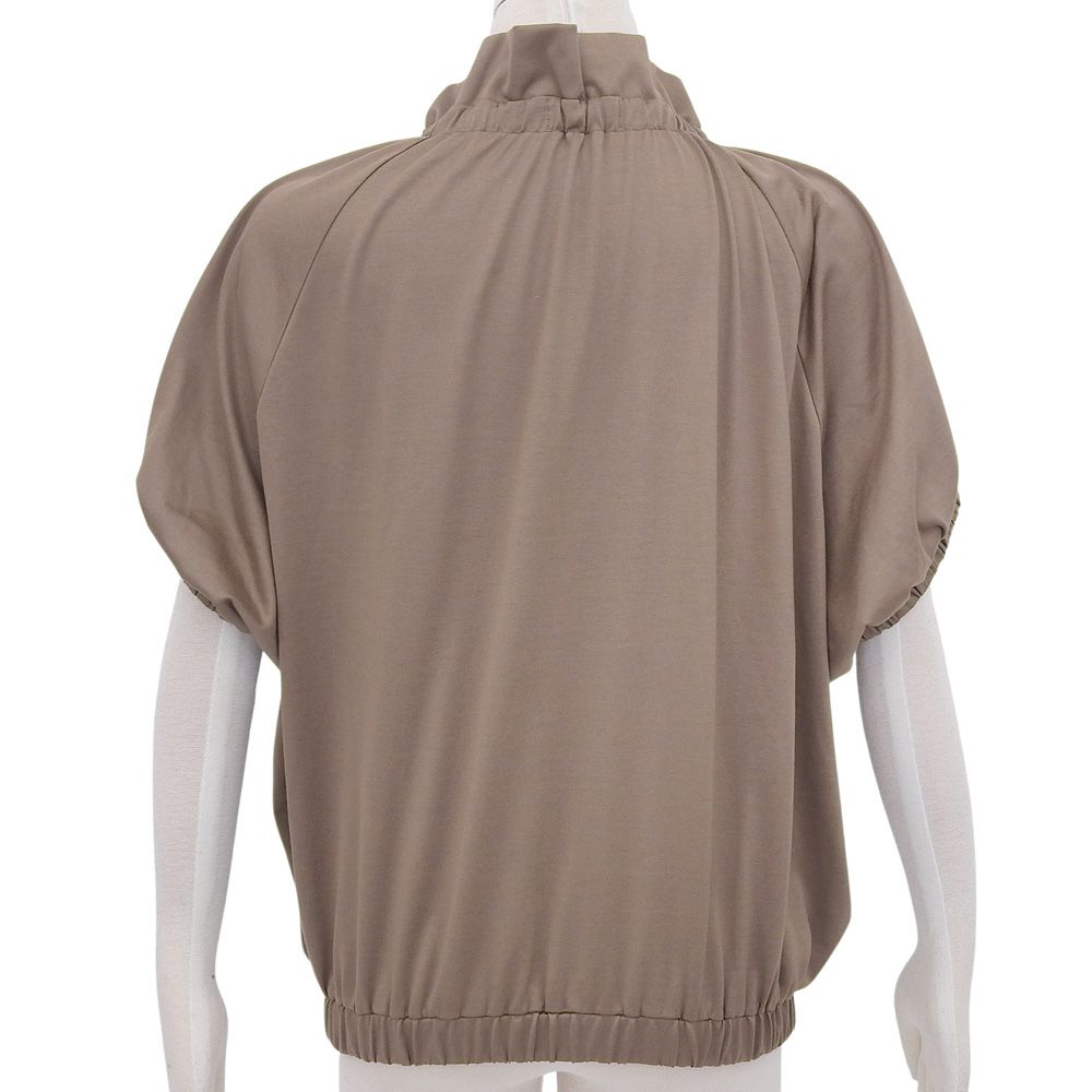 超 ドゥロワー Drawer 販売商品 6517-299-0752 M.SUMMER 2 ギャザー カットソー ブラウス サイズフリー 定価50600円