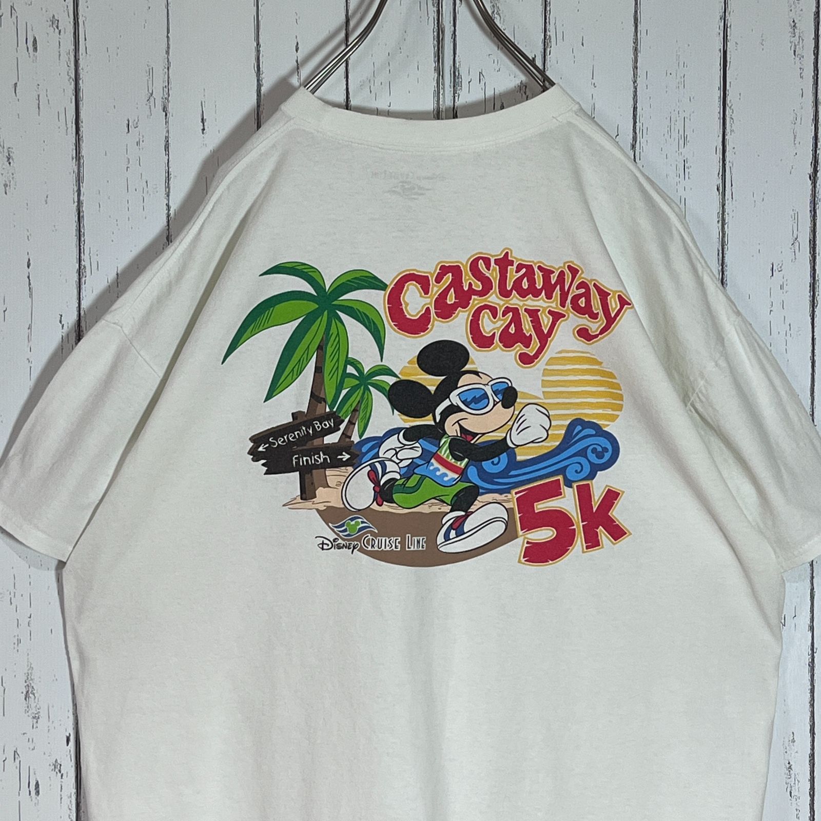 Disney CRUISE LINE S/S TEE XXL オフホワイト ディズニー クルーズ 