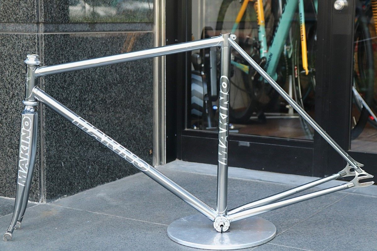 マキノサイクルファクトリー MAKINO NJS認定 スチール ピストバイク