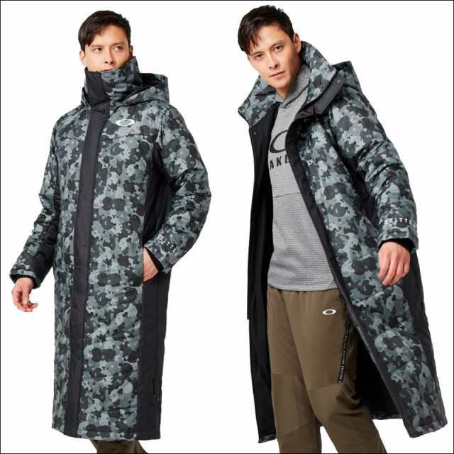 OAKLEY ベンチコート　XL OAKLEY ベンチコート XL OAKLEY 美味し ベンチコート グレー ロング