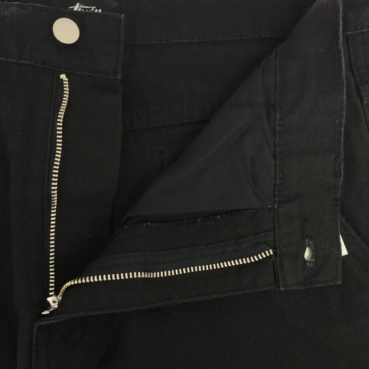 STUSSY ステューシー ダブルニーペインターパンツ ロゴパッチ