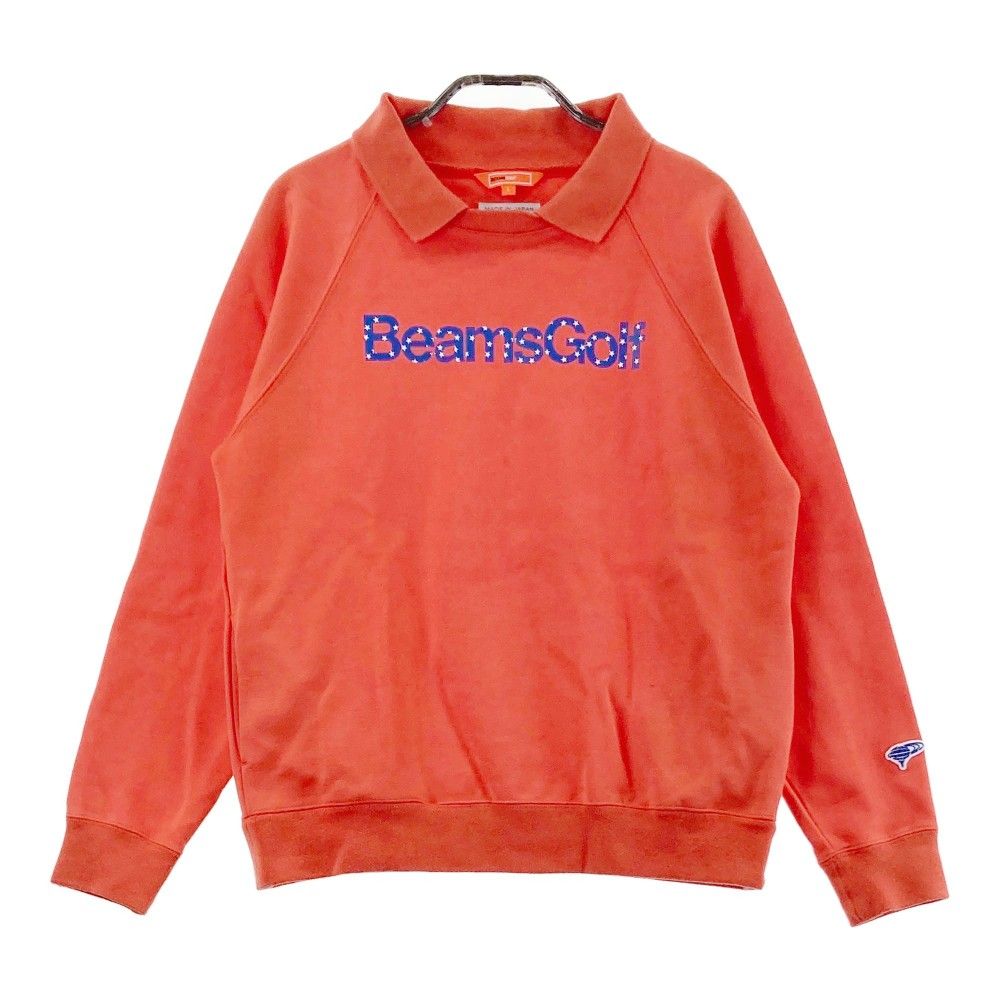 サイズ：L BEAMS GOLF ビームスゴルフ 襟付き スウェットトレーナー